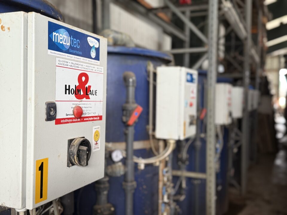 Wassertechnik - Anlage eingebaut beim Kunden