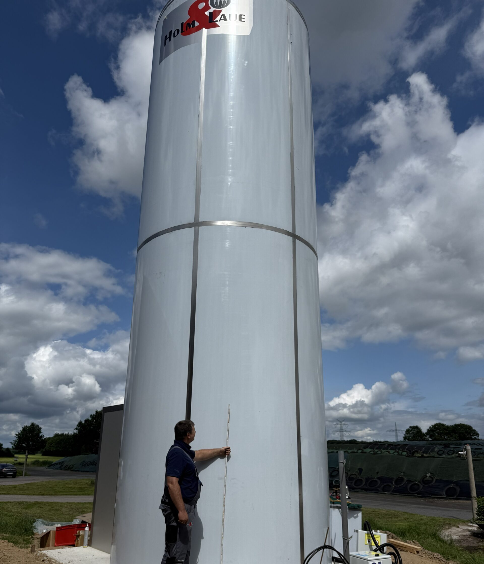 50.000 Liter Milchkühlsilo