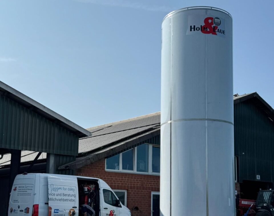50.000 Liter Milchkühlsilo mit Propan-Kühlung